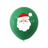 30Pcs Christmas Latex Balloons – Red Nose Reindeer Santa & Tree Party Decorations