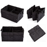 Collapsible Car Trunk Organizer with Multi-Compartments for Tools & Storage