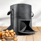 2Pcs 15 Gallon Potato Grow Bags with Unique Harvest Window & Visible Window