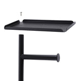 Free Standing Toilet Paper Holder with Shelf Bathroom Organizer Stand