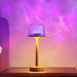 Shower Lamp Sets with 16 Color Ocean Wave Projector Rechargeable LED Light