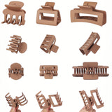 12 Pcs Hair Clips for Women 3 Styles Small Medium Large Claw Clips for Thin Thick Curly Hair