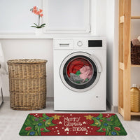 2PCS Christmas Floor Mats Set – Non-Slip Rugs for Kitchen Bathroom Living Room and Doorway Style 3
