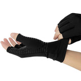 Copper Infused Compression Gloves Wrist Finger Support for Men Women