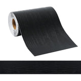 Border Peel &Stick Wood Grain Wallpaper Border Removable Waterproof Bathroom Sticker Black