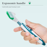 4Pcs Double Sided Denture Brushes for False Teeth Cleaning