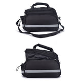 Cycling Bike Bag Rack Back Rear Seat Tail Carrier Trunk Pannier  with Rain Cover