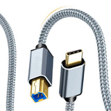 Cable Type C to USB 2.0 Printer Type A Male to B for Scanner
