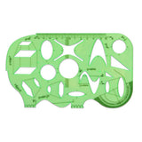 11PCS Plastic Geometric Drawing Templates Set DIY Drafting Stencils Tools