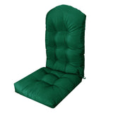 Indoor/Outdoor Rocking Chair Cushion Water Resistant Outdoor Seat Pad with Ties Dark Green