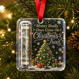 4 PCS Christmas Cash Gift Holder Ornaments with Ribbons for Decorating