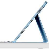 Wireless Bluetooth Keyboard with Keyboard Case and Mouse Compatible with iPad 11 (A16) 2025 And 10th 10.9(2022) Blue