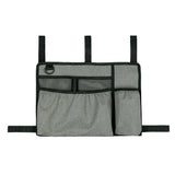 Premium Walker Storage Bag with Multiple Pockets – Walker Organizer Accessory Gray
