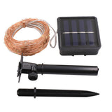32M 300LEDs Solar String Light 8 Modes Outdoor Decorative Light for Garden Pathway Party Warm Light