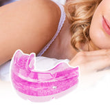 Adjustable Anti-Snore Mouthpiece Stop Teeth Grinding Mouth Guard Sleeping Aid Pink