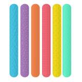 6Pcs Sensory Silicone Snap Bracelets Textured Fidget Toys