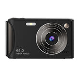 2.4-Inch Digital Point & Shoot Camera with 16X Zoom for Teens and Beginners Black