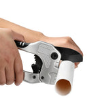 42mm PVC PPR Cutter with SK5 Steel Blade Locking Latch Silver