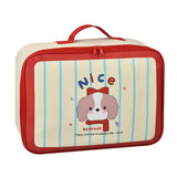 Lightweight Travel Organizer Bag with Multiple Compartments for Easy and Efficient Packing Red