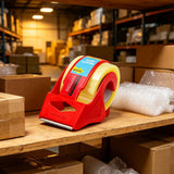 3 Pcs Tape Dispensers Handheld with 3 Rolls for Packing Box Sealing