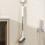 2PCS Telescopic L-Shaped Crevice Cleaning Brush for Window Toilet and Floor Gaps