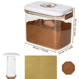 Vacuum Food Storage Container with Lid and Strainer Clear Food Storage Box with Pump for Vegetables Fruits Meat