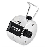 Clicker Counter, Metal Hand Tally Counter Clicker with 4 Digit Display, Pitch Counter for Golf Stroke/Lap/Row/Sports