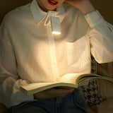 Rechargeable Mini Foldable Clip-On Book Light – Desk Reading Lamp