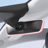 2PCS Silicone Rearview Mirror Edge Protector for Tesla Model 3/Y Pink
