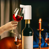 Smart Touch Screen Electric Wine & Spirit Dispenser – Automatic Pourer White