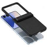 Case and Screen Protector Compatible With Samsung Galaxy Z Flip 8 with Hinge Cover Black