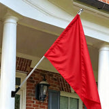 Wall Mounted Flag Bracket Adjustable for Garden Lights Poles Flags Black