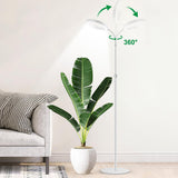 4-Light Mode Grow Light for Indoor Plants Full Spectrum Floor Plant Light with 72 LEDs White