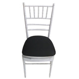 4 PCS Stretch Removable Dining Chair Seat Cushion Slipcovers for Decor Black