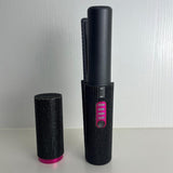 Wireless Hair Straightener and Curler Portable USB Rechargeable Hair Styling Comb Flat Iron for Travel Black