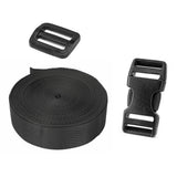 Nylon Buckle & Strap Kit with Triglide Clips Style 1