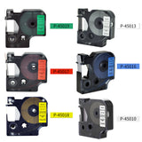 6 Pack 12mm Replacement Label Tapes Compatible with Dymo LetraTag LT Series