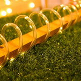 Solar Rope Lights 12m 100 LED with 8 Modes for Parties and Weddings Warm White