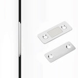 4 Pack Magnetized Cabinet Catch Thin Door Latch Hardware for Closet Kitchen