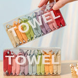 28Pc Disposable Compressed Towels Travel Washcloth Wet and Dry Use