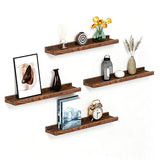 2PCS Vinyl Wall Display No Drill for Record CD Storage and Display Shelf