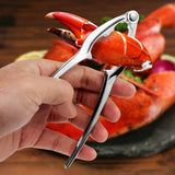 9Pcs Seafood Cracker Tool Set with Stainless Steel Forks Plastic Forks Cracker Scissors and Pouch
