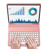 Bluetooth Touchpad with Detachable Magnetized Keyboard for Samsung Galaxy Tab A9 / A9 Plus Pink
