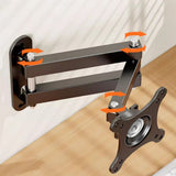 Motorhome TV Bracket 360 Degree Swivel Detachable Wall Mount Full Motion