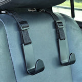 4Pcs Headrest Hooks for Car Adjustable Organizer Storage Hanger Holder for Purse Bags