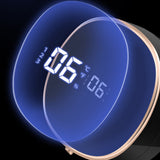 3-Speed Automatic Soap Dispenser Digital Display 280ml Foam Pump Drill-Free Wall Mount Foam Machine Black