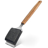 Stainless Steel Bristle-Free Grill Brush & Scraper Outdoor Grill Cleaner