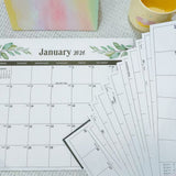 18-Month  Fridge Planner Calendar Style 1