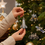 Acrylic Space Rocket Advent Calendar 24 Day Countdown Display Box