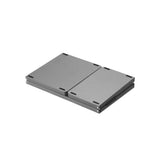Foldable Bluetooth Keyboard Wireless Portable Keyboard Rechargeable for Laptop Tablet Smartphone Device Gray